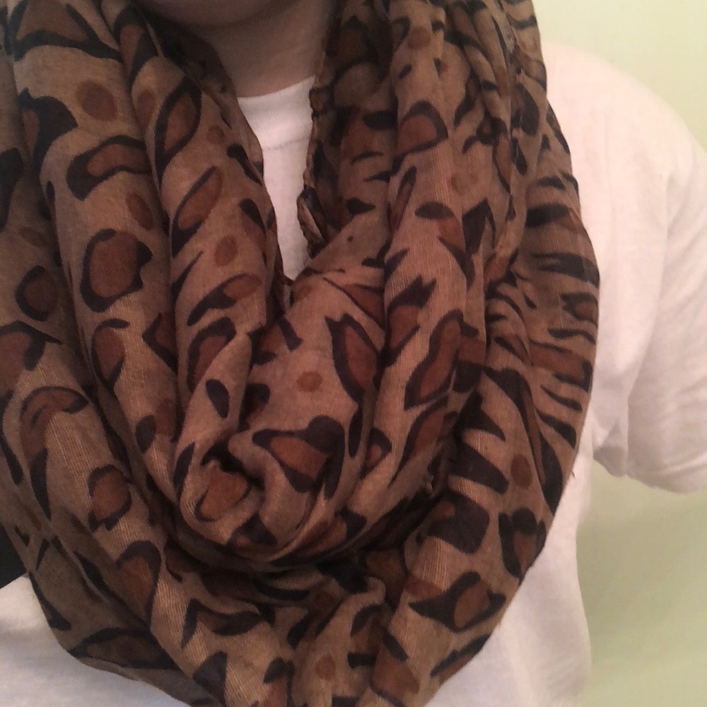 Leopard Print Infinity Scarf